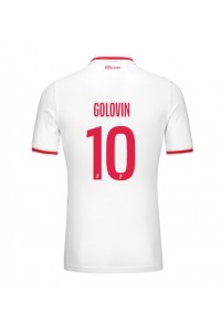 AS Monaco Aleksandr Golovin #10 Jalkapallovaatteet Kotipaita 2024-25 Lyhythihainen